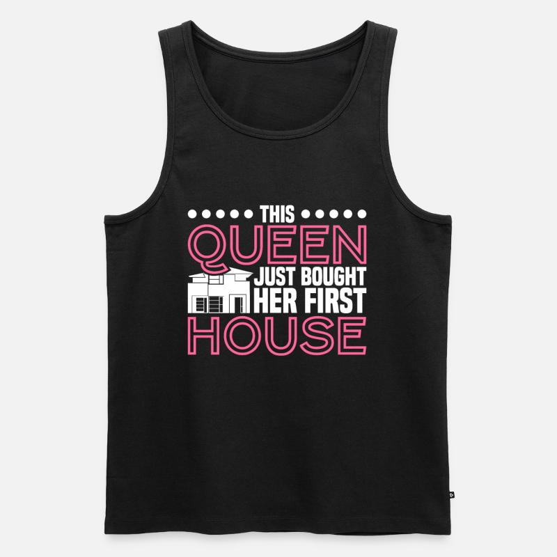 Hausbesitzer Eigentümer Geschenk Hauseigentümer - Männer Premium Bio Tank Top - Schwarz