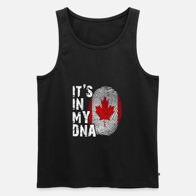 C’est dans mon ADN Canada - Débardeur bio Premium Homme - noir