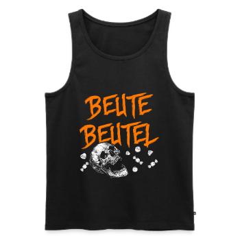 Halloween Beute Beutel - Männer Premium Bio Tank Top - Schwarz - Vorne - Michal (187cm)