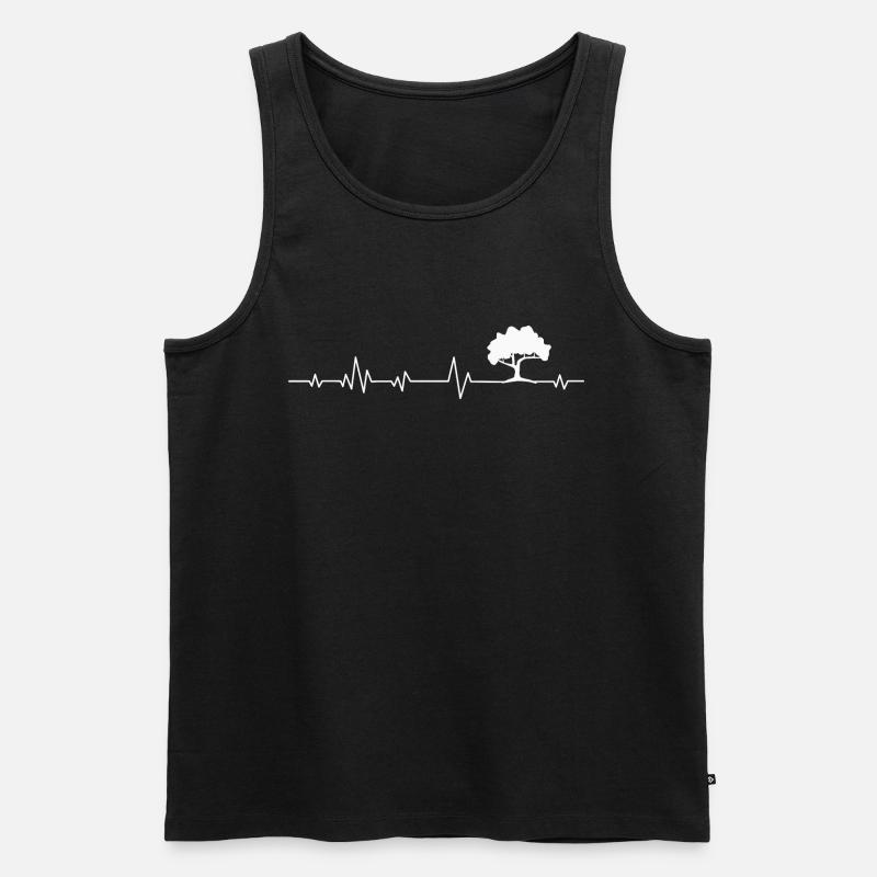 Tree Trees - Men's Premium Organic Tank Top - black