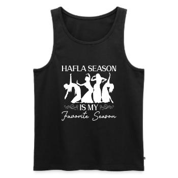 Hafla Saison Danseuse du ventre Danseuse du ventre Danseuse - Débardeur bio Premium Homme - noir - Devant - Michal (187cm)