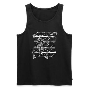 Breakdance Skeletons - Breakdance Hip Hop - Débardeur bio Premium Homme - noir - Devant - Michal (187cm)