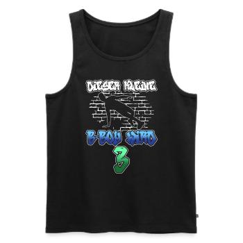 Dieser Kleine B-Boy Wird 3 - Breakdance - Männer Premium Bio Tank Top - Schwarz - Vorne - AI Model Male 178 light (178cm)