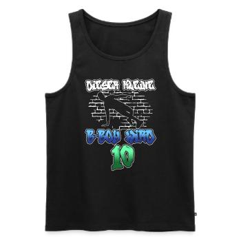 Dieser Kleine B-Boy Wird 10 - Breakdance - Männer Premium Bio Tank Top - Schwarz - Vorne - AI Model Male 178 light (178cm)