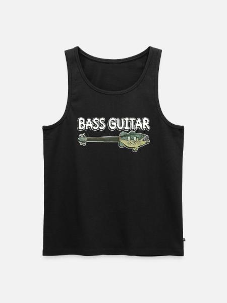 Guitare basse - Guitariste basse Basse - Débardeur bio Premium Homme - noir