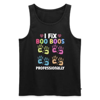 Kinder Krankenschwester Säugling Pädiatrie - Männer Premium Bio Tank Top - Schwarz - Vorne - Michal (187cm)