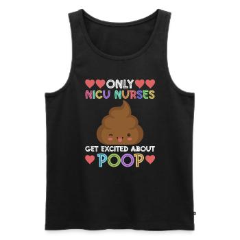 Kinder Krankenschwester Säugling Pädiatrie - Männer Premium Bio Tank Top - Schwarz - Vorne - Michal (187cm)