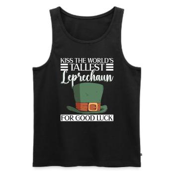 Irlande Irlandais drôle de dicton de la Saint-Patrick - Débardeur bio Premium Homme - noir - Devant - Michal (187cm)