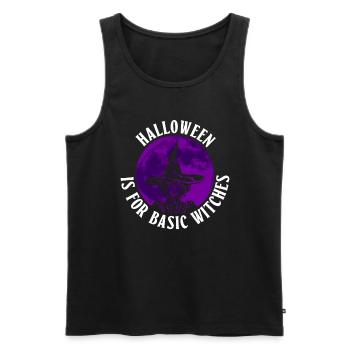 Halloween is for simple witches - Goth Halloween - Men's Premium Organic Tank Top - black - Front - Michal (187cm)