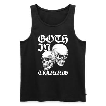 Goth en formation - Baby Fledermaus Gothic - Débardeur bio Premium Homme - noir - Devant - Michal (187cm)