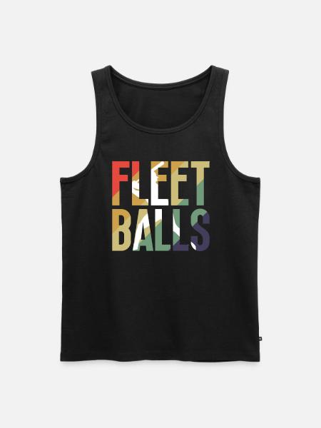 Swift Balls - Funny Baseball - Men's Premium Organic Tank Top - black