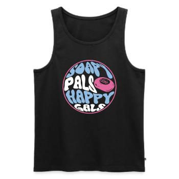 soap soap making soap maker soap boiler - Men's Premium Organic Tank Top - black - Front - AI Model Male 178 light (178cm)