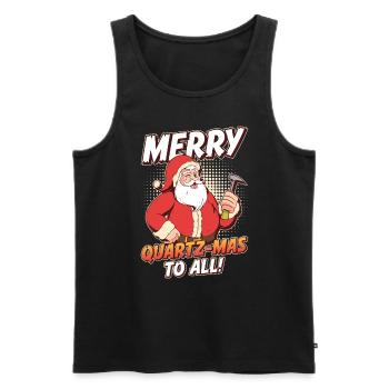 Geologe Steinsammler Steine Geologie Mineralien - Männer Premium Bio Tank Top - Schwarz - Vorne - AI Model Male 178 light (178cm)