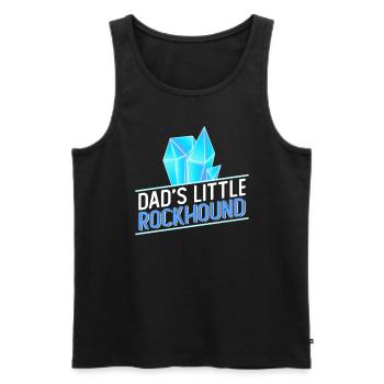 Geologist Children Stone Collector Stones Geology Boy - Men's Premium Organic Tank Top - black - Front - Michal (187cm)