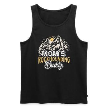 Geologist Children Stone Collector Stones Geology Boy - Men's Premium Organic Tank Top - black - Front - Michal (187cm)
