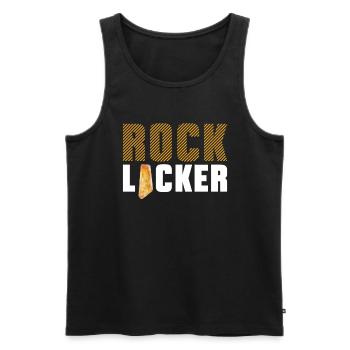 Geologe Steinsammler Steine Geologie Mineralien - Männer Premium Bio Tank Top - Schwarz - Vorne - Michal (187cm)