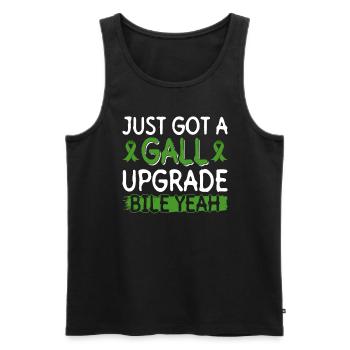 Organ Donor Gallbladder Organ Transplant - Men's Premium Organic Tank Top - black - Front - AI Model Male 178 light (178cm)