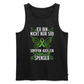 Stem Cells Stem Cell Therapy Stem Cell Donation - Men's Premium Organic Tank Top - black - Front - AI Model Male 178 light (178cm)