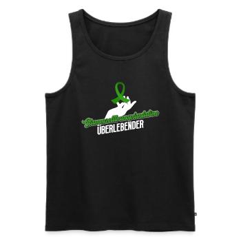 Stem Cells Stem Cell Therapy Stem Cell Donation - Men's Premium Organic Tank Top - black - Front - AI Model Male 178 light (178cm)