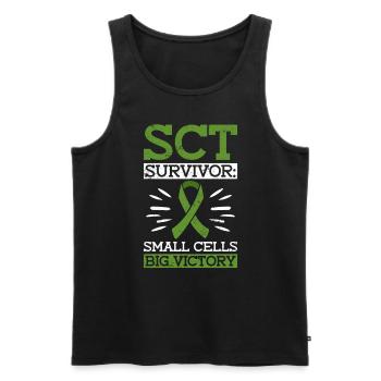 Stem Cell Transplant Stem Cell Donor Stem Cell - Men's Premium Organic Tank Top - black - Front - AI Model Male 178 light (178cm)