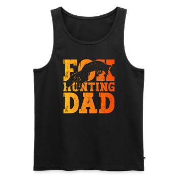Lustige Geschenke für Fuchsliebhaber - Männer Premium Bio Tank Top - Schwarz - Vorne - AI Model Male 178 light (178cm)