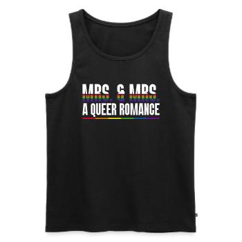 Gay Pride 2026 Mariage Mariage gay - Débardeur bio Premium Homme - noir - Devant - AI Model Male 178 light (178cm)