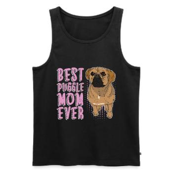 Best Puggle Mom Dogs Mother's Day Gift Puggle - Men's Premium Organic Tank Top - black - Front - Michal (187cm)
