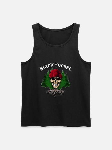 Black forest Tobera Style - Männer Premium Bio Tank Top - Schwarz