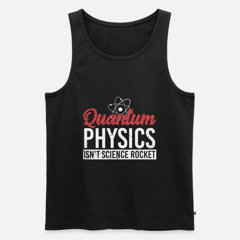 Quantenphysik - Physik - Wissenschaft - Männer Premium Bio Tank Top - Schwarz