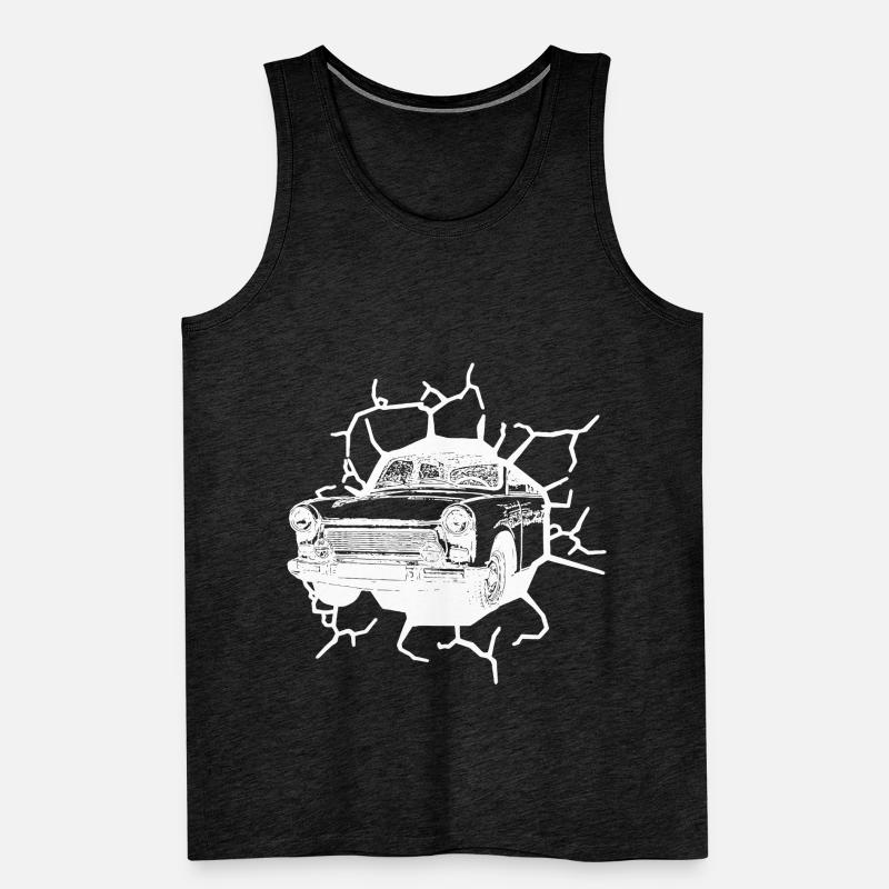 Trabi  Oldtimer Mauerfall Ostalgie Ossi Männer Premium Bio Tank Top