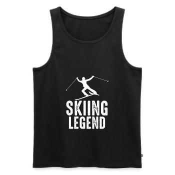 ski - Débardeur bio Premium Homme - noir - Devant - Michal (187cm)