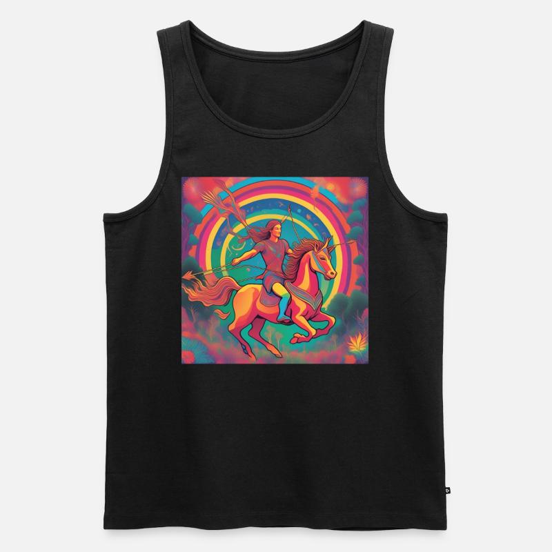 Jungfrau Juni Astro Geschenk - Männer Premium Bio Tank Top - Schwarz