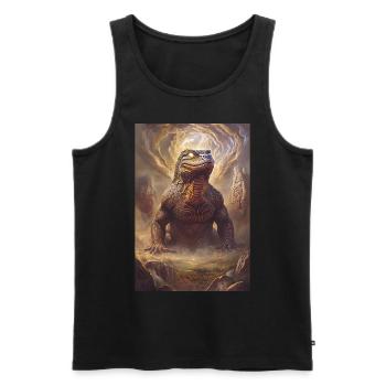Dirawong Australia Mythology Gift - Men's Premium Organic Tank Top - black - Front - Michal (187cm)