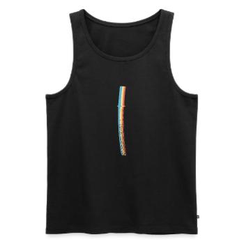 Samurai Japan Katana Ninja Schwert retro Vektor 4 - Männer Premium Bio Tank Top - Schwarz - Vorne - AI Model Male 178 light (178cm)