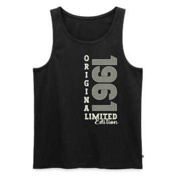 Original vintage 1961 61st birthday gift - Men's Premium Organic Tank Top - black - Front - Michal (187cm)