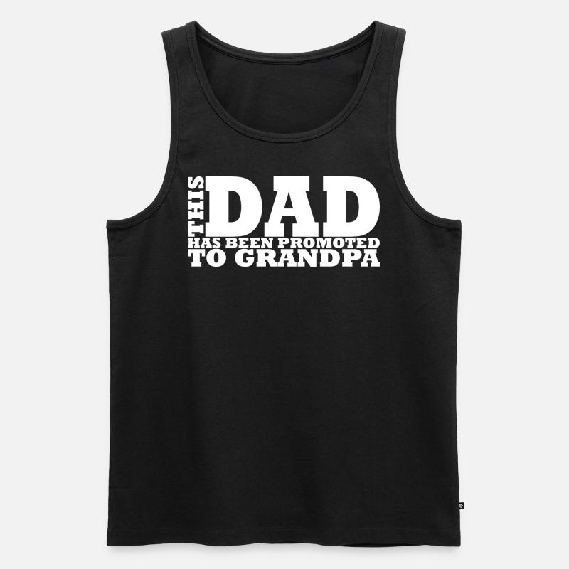 Bedstefar - Bedstefar - Verdens bedste bedstefar gave - Herre Premium økologisk tanktop - sort