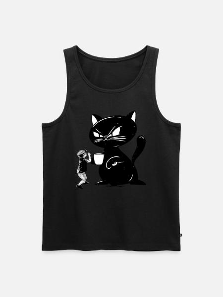 Chat - Débardeur bio Premium Homme - noir