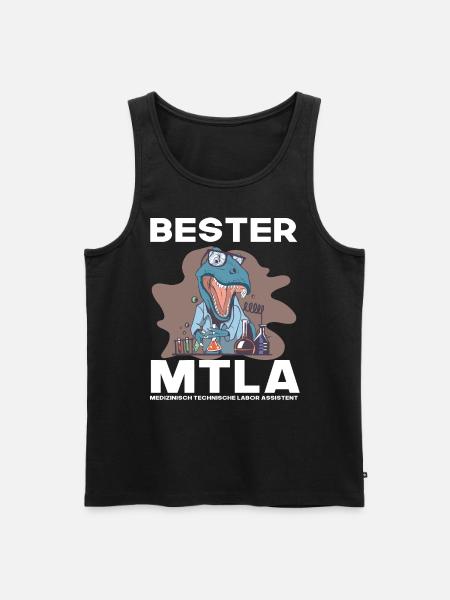 Bester MTLA, Labor assistent - Männer Premium Bio Tank Top - Schwarz