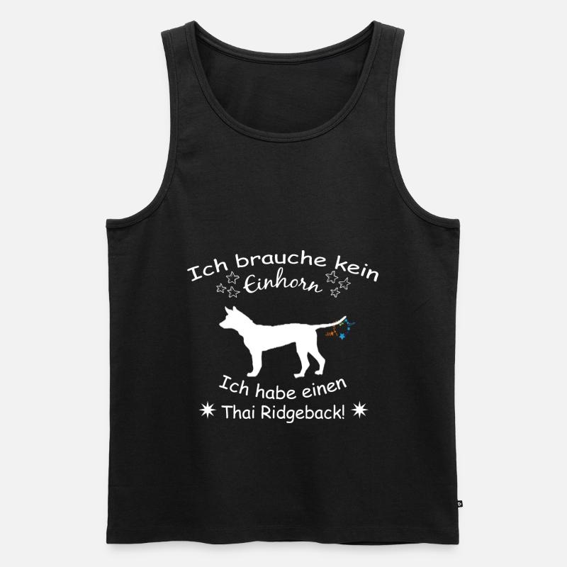 Thai Ridgeback -Thai Ridgeback - Männer Premium Bio Tank Top - Schwarz