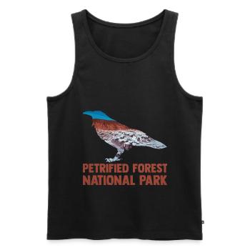 USA Amerika Nationalpark - Männer Premium Bio Tank Top - Schwarz - Vorne - AI Model Male 178 light (178cm)