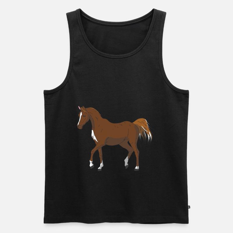 Pferd - Männer Premium Bio Tank Top - undefined