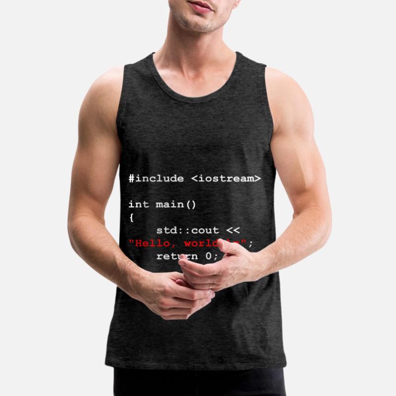 Programmierer Coder Software Entwickler Männer Premium Bio Tank Top