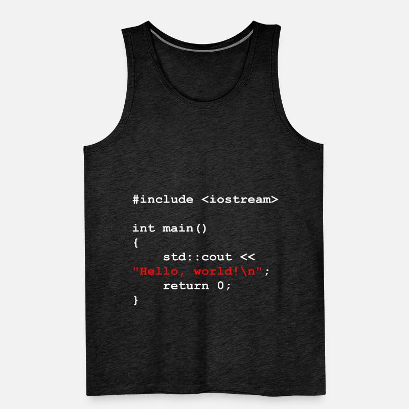 Programmierer Coder Software Entwickler Männer Premium Bio Tank Top