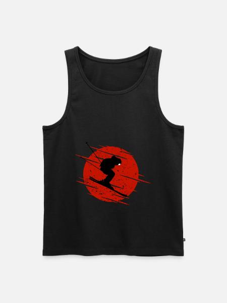 Skifahren - Männer Premium Bio Tank Top -