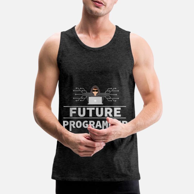 Programmierer Coder Software Entwickler Männer Premium Bio Tank Top