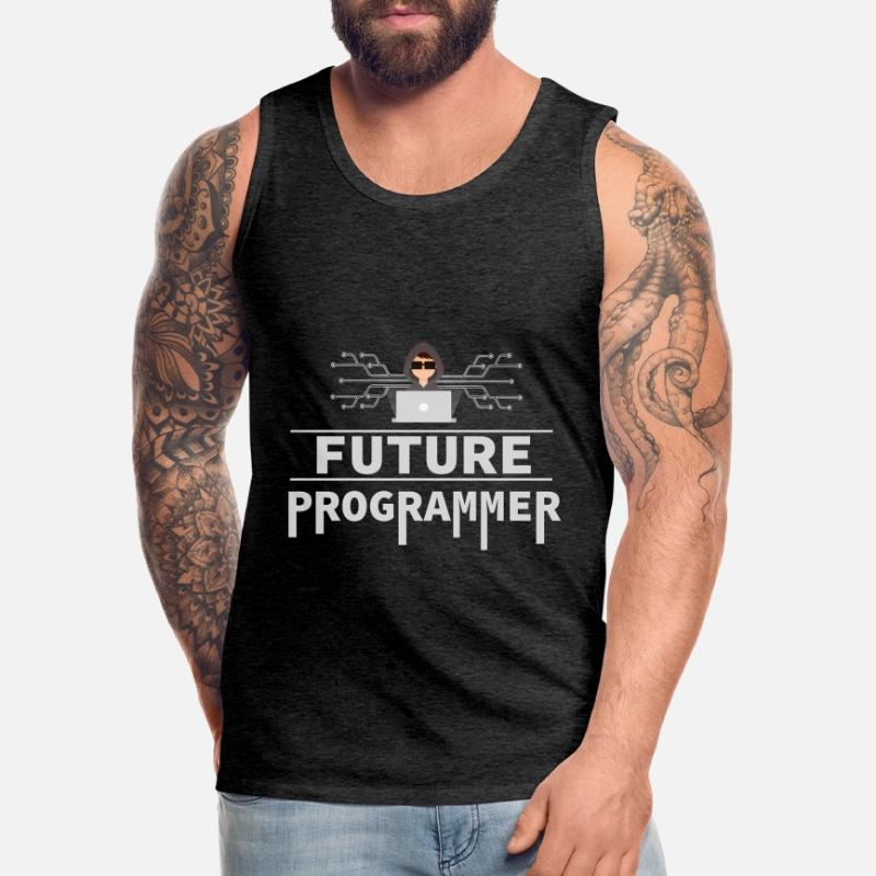 Programmierer Coder Software Entwickler Männer Premium Bio Tank Top