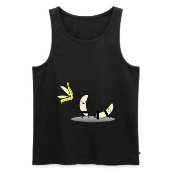 Bananas Strip Dance Striptease - Men's Premium Organic Tank Top - black - Front - AI Model Male 178 light (178cm)