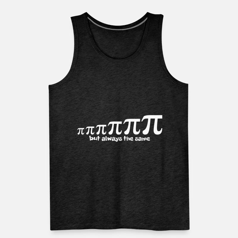 Evolution der Pi-Zahl Männer Premium Bio Tank Top