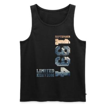 30. Geburtstag Original September 1994 Jahrgang 94 - Männer Premium Bio Tank Top - Schwarz - Vorne - Michal (187cm)