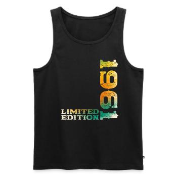 64th Birthday Original Vintage 1961 - Men's Premium Organic Tank Top - black - Front - Michal (187cm)
